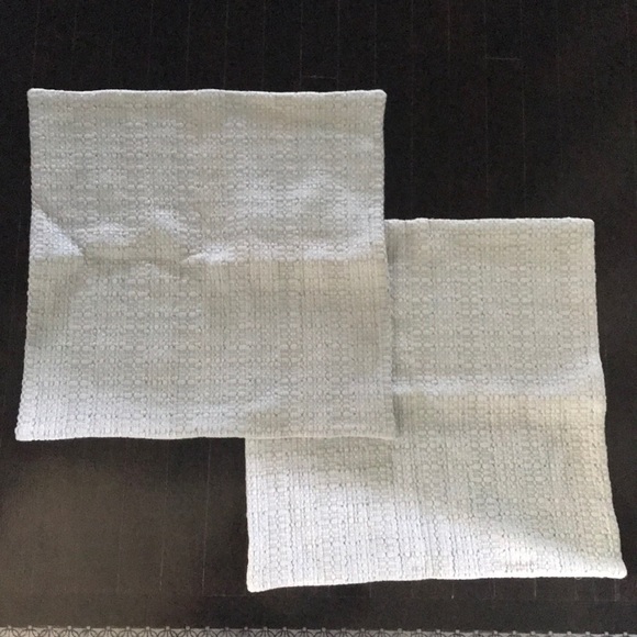 Other - NEW light blue euro shams set of 2 Other - NEW light blue euro shams set of 2